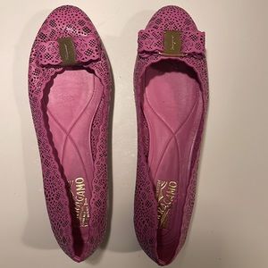 Ferragamo Flats. Size 9. Like new